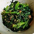 ムーミン☆ママ's cooksnap of when they made 簡単★春菊の胡麻和え.