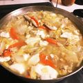 ケンゴロウ＊'s cooksnap of when they made おふくろの味！白菜とひき肉そぼろ鍋♪.