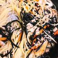くいしんbu's cooksnap of when they made 鶏胸ひき肉とひじきのヘルシー和風パスタ.