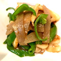 ぶぶかち's cooksnap of when they made こんにゃくとピーマン、ちくわのきんぴら！.