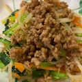 のんいちろう's cooksnap of when they made 辛くない！簡単ビビンバ〜幼児食にも.