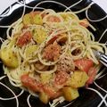 ナンバン's cooksnap of when they made フォアグラパテとじゃかいものパスタ.