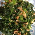 けーーーーーーーーい's cooksnap of when they made 春菊とツナ缶のごま和え♪コチュジャン.