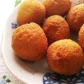 umi☆neco's cooksnap of when they made 簡単♪おからでドーナツ♡卵＊乳製品なし.
