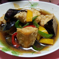 とみんぱす's cooksnap of when they made ナスと鶏肉とピーマンの揚げ浸し.