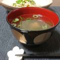 ダイナマイト漆黒's cooksnap of when they made 包丁不要☆とろろ昆布と梅干しのお吸い物.