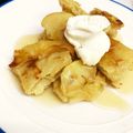 lulu0's cooksnap of when they made フライパンde混ぜるだけリンゴケーキ♪.