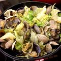 イチゴおれんじ's cooksnap of when they made 絶品！あさりと春キャベツのバター酒蒸し.