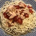 liarra's cooksnap of when they made トマトとシーチキンの冷やしうどん.