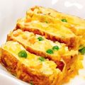 ☆アム子☆'s cooksnap of when they made チーズとミックスベジタブルの玉子焼.