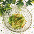 なつき☆ミ's cooksnap of when they made 塩酒粕で旨♪レタスと桜海老のレンジお浸し.