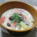 caramel-cookie's cooksnap of when they made お野菜たっぷり☆食べる豆乳スープ.