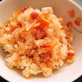 氷室☆蘭's cooksnap of when they made 炊飯器で！にんにく香る♡桜海老ピラフ.