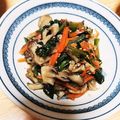 ゆかちん♬'s cooksnap of when they made ほうれん草のナムル♪簡単しめじ人参.
