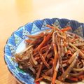 福梅もなか's cooksnap of when they made 初心者に！田舎の簡単きんぴらごぼう!!.