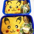 とんちゃろぴー's cooksnap of when they made キャラ弁 ピカチュウ☆.