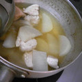 milkteacoo's cooksnap of when they made 大根と鶏肉のほっと煮込み♪.