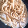 いけ◎'s cooksnap of when they made 豆乳消費！たらこ豆乳クリームパスタ.
