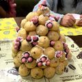 Cafecoron's cooksnap of when they made 簡単！シュークリームタワーお誕生日ケーキ.