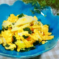 かおりかざり's cooksnap of when they made 卵とわかめのにんにく醤油炒め。.