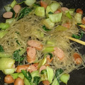 珊瑚チャン's cooksnap of when they made 青梗菜と豚肉・大根・春雨炒め.