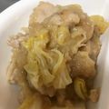 H♡S's cooksnap of when they made 鶏肉とキャベツのみぞれ炒め。.