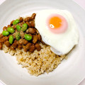 azbjbn's cooksnap of when they made 納豆と目玉焼きのご飯.