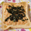 moruchama's cooksnap of when they made 鮭フレークで☆和風鮭マヨトースト.