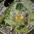 やさしいママさん志望's cooksnap of when they made 豚挽き肉とチンゲン菜の半熟卵のっけ丼♪.