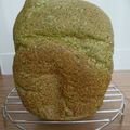 のんうさお's cooksnap of when they made ほうれん草食パン☆ホームベーカリー.