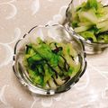 ai＆sachi♡'s cooksnap of when they made 白菜の塩昆布漬けわさび風味.