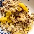 Fionarao's cooksnap of when they made キヌア入り雑穀でさつま芋の炊き込みご飯♪.