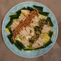 Yongren's cooksnap of when they made 蒸し鶏（棒棒鶏ソース＆ねぎソース）.