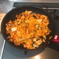 クリスタル94's cooksnap of when they made ポックンパプ風キムチチーズ炒飯.