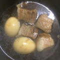 オールボン's cooksnap of when they made 豚肉ブロック☆豚の角煮のゆで卵添え.