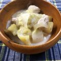 おくっち家's cooksnap of when they made さつまいもが甘い♪白菜と鶏肉のクリーム煮.