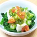 かわ☆ちゃん's cooksnap of when they made 豆腐めかぶトマトのコラボぽん酢サラダ♪.