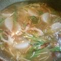 ねこはがき's cooksnap of when they made カブのあんかけ煮物♪チクワとほうれん草.