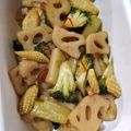 tamago大好き's cooksnap of when they made レンコンとブロッコリーのガーリック炒め.