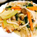 わんにゃん花畑's cooksnap of when they made 簡単！やわらか鶏ムネ肉の野菜あんかけ.