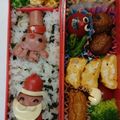 ガガちん's cooksnap of when they made クリスマス　サンタ＆トナカイ　キャラ弁.