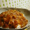 なすびーち's cooksnap of when they made 和風カレー丼.
