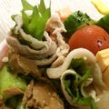 ☆Rokko☆'s cooksnap of when they made 豚しゃぶでお花咲かせたい♪.