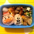 わんこた's cooksnap of when they made アンパンマン クリスマス キャラ弁サンタ.