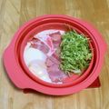 puniＫ's cooksnap of when they made 朝食に♪レンジでベーコンエッグ.