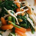 yhjtm's cooksnap of when they made 春菊ときのこのナムル.