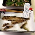 暴走インコ's cooksnap of when they made アジの骨せんべい.