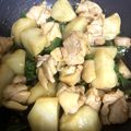 クックW8HTJH☆'s cooksnap of when they made 鶏もも肉とじゃがいもの甘辛煮.