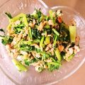 しょここ♡'s cooksnap of when they made 大根の葉とシーチキンのごま油炒め.
