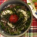 ペペルトポロン's cooksnap of when they made ♡我が家のカツオタタキのっけ丼.
